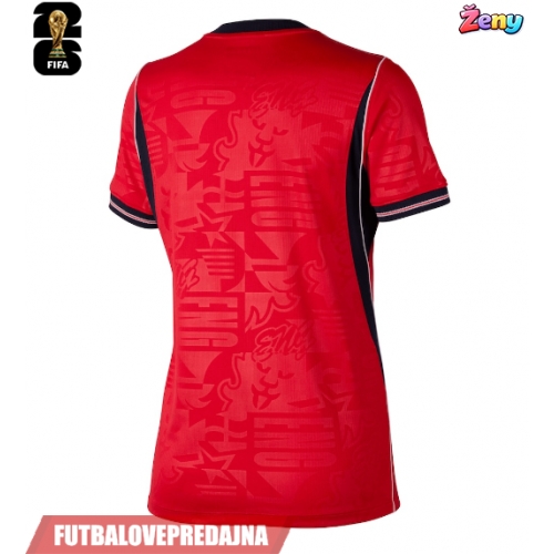 Lacne Ženy Futbalové dres Anglicko MS 2026 Krátky Rukáv - Preč